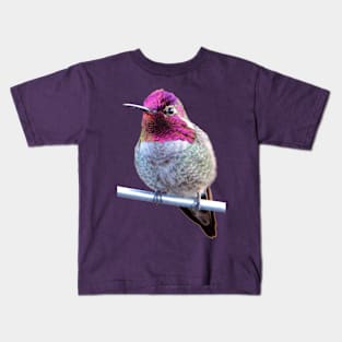 Anna's Hummingbird Photo Kids T-Shirt